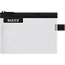 Leitz WOW Traveller ritszak, waterafstotend, transparant materiaal, maat S, zwart