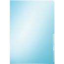 LEITZ® zichtmap Premium 4100, A4, glad, 100 stuks, blauw