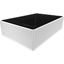 Lekbak voor 2 x 200 liter vat, met PP-rooster