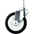 Lenkrolle CLAX®, Ersatzteil für das CLAX® Klappmobil, drehbar, ⌀ ca. 90 mm, grau