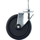 Lenkrolle CLAX®, Ersatzteil für das CLAX® Klappmobil, drehbar, ⌀ ca. 90 mm, schwarz