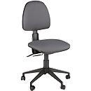 Leyform office chair JOLLY, permanent contact, without armrests, height adjustable backrest, anthracite