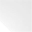 Linking element TOPAS LINE, for manually height adjustable desks, trapezoidal corner panel, white/graphite grey