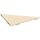 Linking panel 90° ALICANTE, W 800 x D 800 mm, maple finish