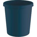 Litter bin Helit The Green German, volume 18 l, perimeter handle, recycled plastic, blue