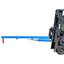 Loading arm for file lift, 2400-1,0, blue RAL 5012