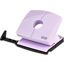 Locher NOVUS B 220, bis zu 20 Blatt, für A4/A5/A6/B5/B6/US/3x8/Folio, Anschlagschiene, Vollmetall & Kunststoff, pretty-lilac