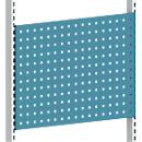 Lochplatte, zum Einhängen, 660 x 480 mm, dunkelblau RAL 5009