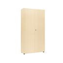 Locker 2-deurs, zonder akoestisch front, B 1000 x D 450 x H 2300 mm, ahorndecor