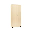 Locker 2-deurs, zonder akoestisch front, B 800 x D 450 x H 2300 mm, ahorndecor