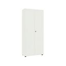 Locker 2-deurs, zonder akoestisch front, B 800 x D 450 x H 2300 mm, wit