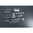 Lot de 40 crochets à outillage - système PERFO