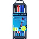 Lot de stylos-billes Slider Edge XB, boîte de 4