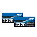 Lot éco toner TN-2320 Brother, rendement total d'impression : env. 5200 pages, noir, 2 p.
