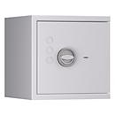 Lyra 2 safe, weerstandsklasse 0 volgens EN 1143-1, volume 31 l, deur rechts scharnierend, dubbelbaard slot met 2 sleutels, 1 legbord, incl. verankeringsmateriaal, B 400 x D 420 x H 405 mm, lichtgrijs RAL 7035