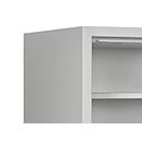 Lyra 3 safe, weerstandsklasse I volgens EN 1143-1, volume 66 l, deur rechts scharnierend, dubbelbaard slot met 2 sleutels, 2 legborden, incl. verankeringsmateriaal, B 500 x D 420 x H 605 mm, lichtgrijs RAL 7035