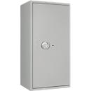 Lyra 7 safe, weerstandsklasse I volgens EN 1143-1, volume 118 l, deur rechts scharnierend, dubbelbaard slot met 2 sleutels, 2 legborden, incl. verankeringsmateriaal, B 500 x D 420 x H 1020 mm, lichtgrijs RAL 7035