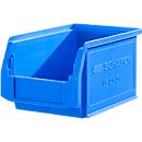 Magazijnbak LF 221 SSI Schäfer - polypropeen - L 234 x B 150 x H 122 mm - 2,7 l - blauw