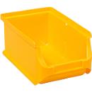 Magazijnbak serie Base 2 -polypropeen - B 102 x D 160 x H 75 mm - 0,8 l - geel - 10 stuks - ons merk Schäfer Shop Pure