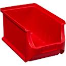 Magazijnbak serie Base 3 - polypropeen - B 150 x D 235 x H 125 mm - 2,9 l - blauw - 10 stuks - ons merk Schäfer Shop Pure