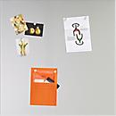 Magneetbord, rvs, 965 x 965 mm
