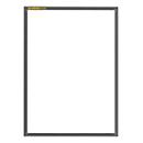Magneetlijst - PVC - A4 staand - grijs - 5 stuks - ons merk Schäfer Shop Pure
