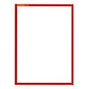 Magneetlijst - PVC - A4 staand - rood - 5 stuks - ons merk Schäfer Shop Pure