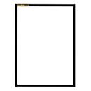 Magneetlijst - PVC - A4 staand - zwart - 5 stuks - ons merk Schäfer Shop Pure