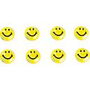 Magnet, Smilies, 20 mm, 8 Stück