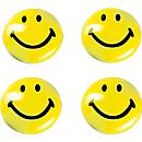 Magnet, Smilies, 40 mm, 4 Stück