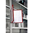 Magnet-Wandhalter-Set VARIO WALL, inkl. 5 Tafeln, rot