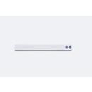 Magnetic bar Maul Standard, incl. 2 magnets, W 50 x L 500 mm, white/grey