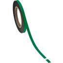 Magnetic tape, light green, 10 x 10000 mm