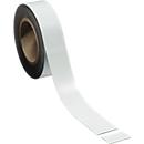 Magnetic tape, white, 40 x 10000 mm