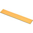 Magnetische magazijnkaartjes, geel, 50 x 200 mm