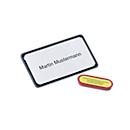 Magnetische naambadges, zwart, 10 st.