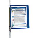 Magnetische wandhouder set VARIO WALL, incl. 5 zichtvensters, donkerblauw