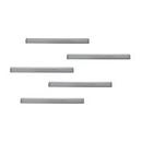 Magnetleiste DURAFIX® Rail, B 210 x H 17 mm, selbstklebend, blasenfreie Optik, silber