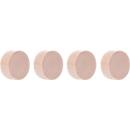 Magnetoplan Design Magneet Hout Cirkel, rond, kleefkracht 4 kg, Ø 30 x H 13 mm, FSC® berkenhout, 4 stuks