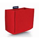 Magnetoplan magnetoTray ecoAware MEDIUM Stifteköcher, Filz rot, magnetisch, 130 × 100 × 60 mm
