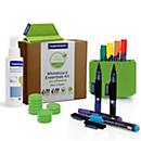 Magnetoplan Whiteboard Essentials-set, groen, met PRO+-markeerstiften, wisser, reinigingsmiddel, dienblad en magneten
