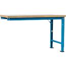 Manuflex aanbouw-werkbank Profi speciaal, tafelblad kunststof, 1500 x 700 mm, lichtblauw