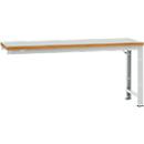 Manuflex aanbouw-werkbank Profi standaard, tafelblad kunststof, 2000 x 700 mm, lichtgrijs