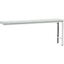 Manuflex aanbouwtafel UNIVERSAL Speciaal, 2000 x 800 mm, kunststof lichtgrijs, lichtgrijs