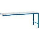 Manuflex aanbouwtafel UNIVERSAL Speciaal, tafelblad kunststof, 2000 x 1000, lichtblauw