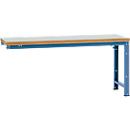 Manuflex Anbauwerkbank Profi Standard, Tischplatte Kunststoff, 2000 x 700 mm, brillantblau