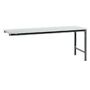 Manuflex Ansatztisch UNIVERSAL Spezial, Tischplatte Kunststoff, 2000x1000, anthrazit