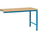 Manuflex Ansatztisch UNIVERSAL Spezial, Tischplatte Multiplex, 1500x1000, lichtblau