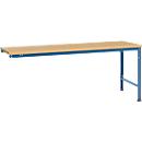 Manuflex Ansatztisch UNIVERSAL Spezial, Tischplatte Multiplex, 2000x1000, brillantblau