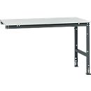 Manuflex Ansatztisch UNIVERSAL Standard, Tischplatte Kunststoff, 1500x1000, anthrazit